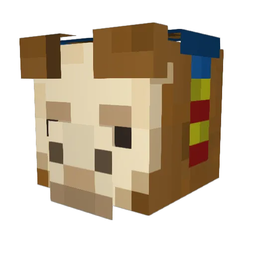 Jose123_92 Minecraft avatar head, 3D render