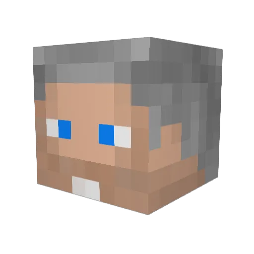 JoseAntonioKast Minecraft avatar head, 3D render