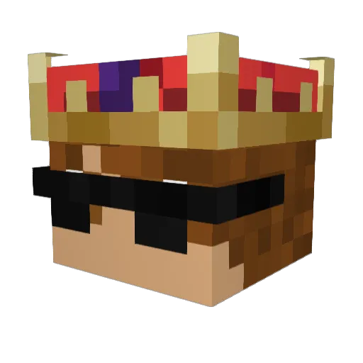 JoseCutz Minecraft avatar head, 3D render