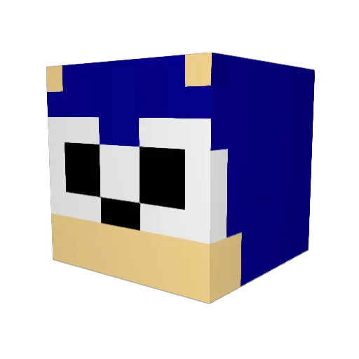 JoseGamingg Minecraft avatar head, 3D render