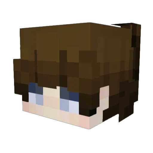 JoseLuisv17 Minecraft avatar head, 3D render