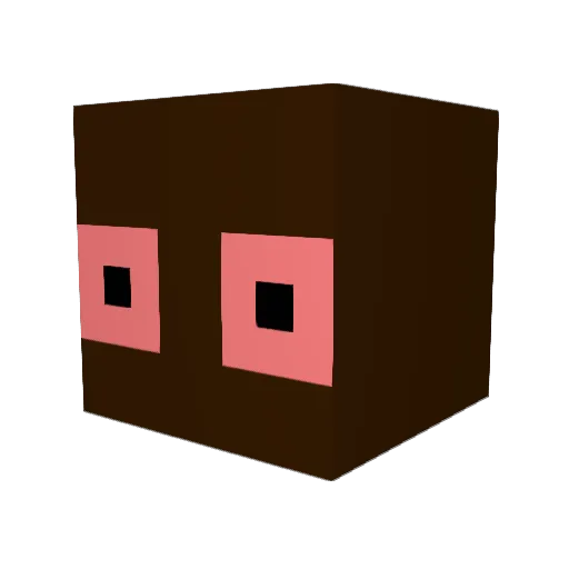 JoseNeto0312 Minecraft avatar head, 3D render