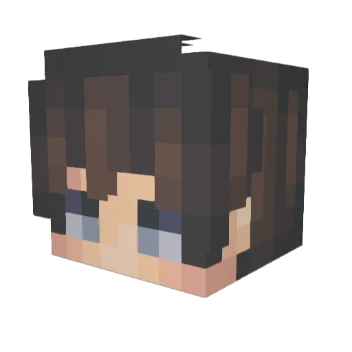 JoseRS Minecraft avatar head, 3D render