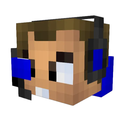 JoseRex888 Minecraft avatar head, 3D render