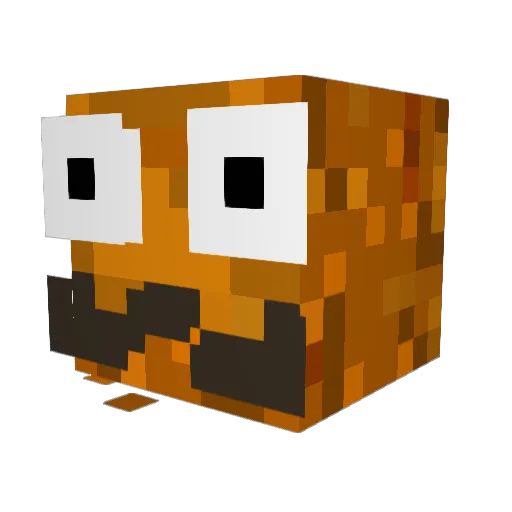 JoseTrivi Minecraft avatar head, 3D render