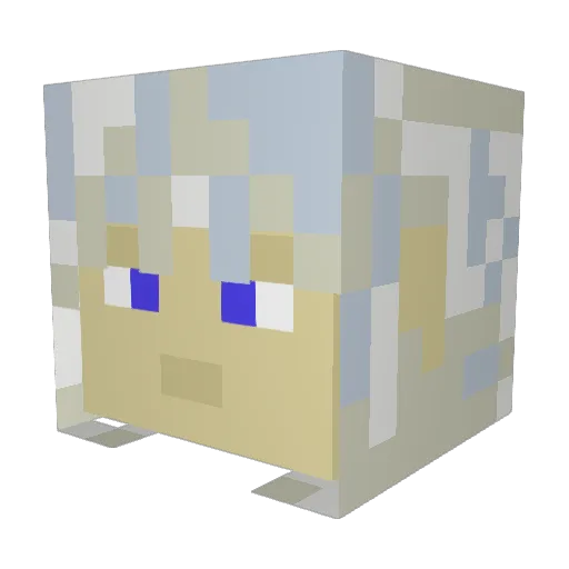 Jose_8 Minecraft avatar head, 3D render
