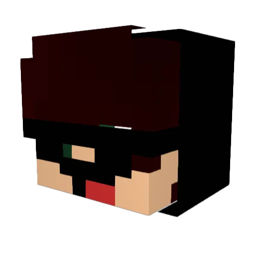 Jose_FX Minecraft avatar head, 3D render