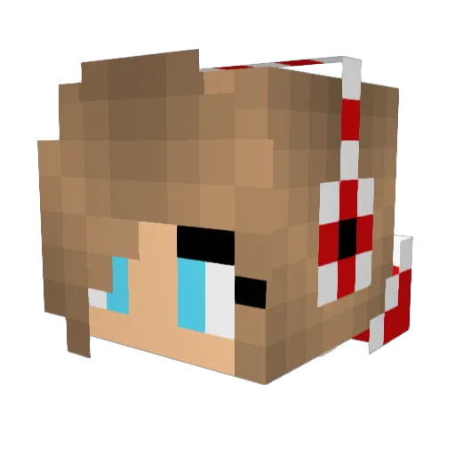 Josefin_swe Minecraft avatar head, 3D render