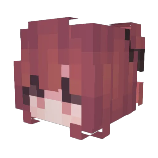 JosefinaDeHitZ Minecraft avatar head, 3D render