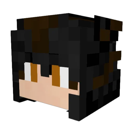 Joselain Minecraft avatar head, 3D render