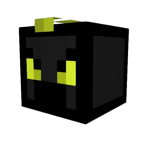 Joseliko Minecraft avatar head, 3D render