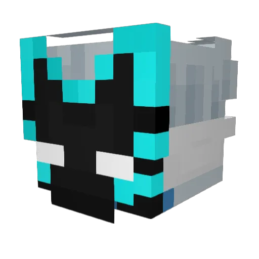Joseluges Minecraft avatar head, 3D render