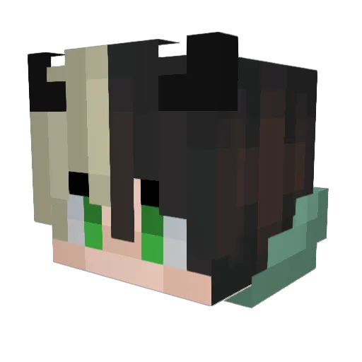 Joselyn07 Minecraft avatar head, 3D render