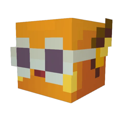 JosemaxMC Minecraft avatar head, 3D render