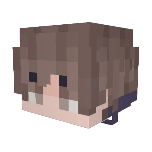 Josemvnu Minecraft avatar head, 3D render