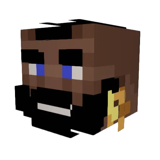 Josemz5 Minecraft avatar head, 3D render