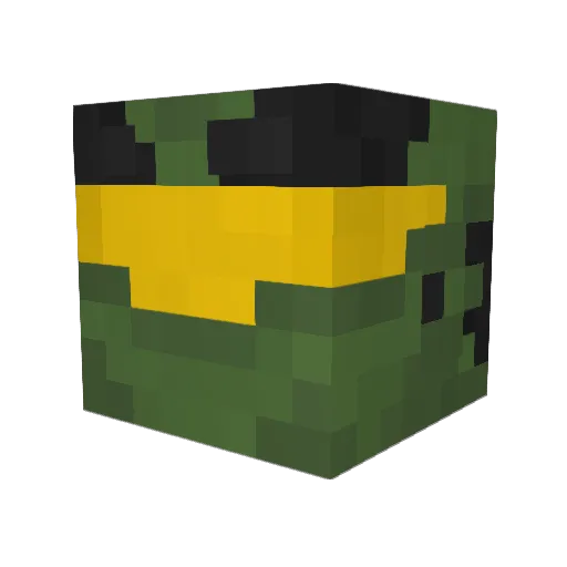 JosepSegura Minecraft avatar head, 3D render