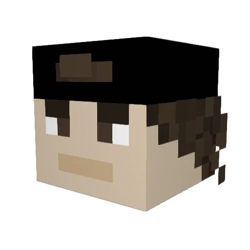 Joseph290 Minecraft avatar head, 3D render