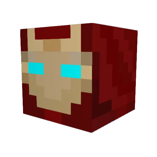 JosephChapman Minecraft avatar head, 3D render