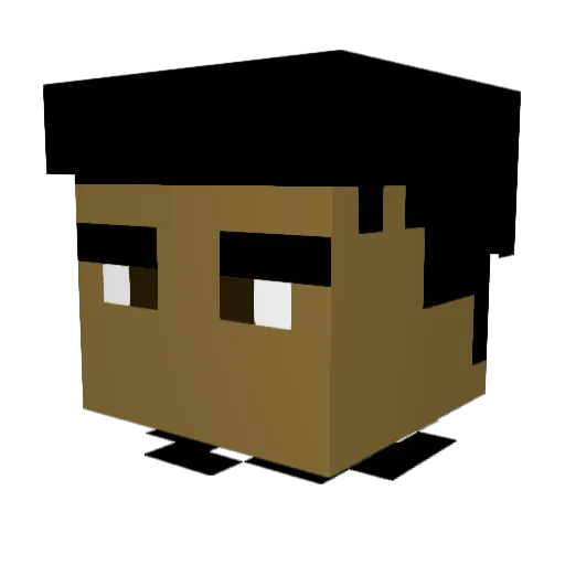 JosephEmp Minecraft avatar head, 3D render