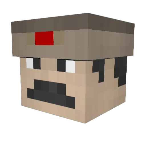 JosephStealin Minecraft avatar head, 3D render