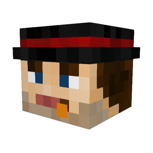 Joseph_Massino Minecraft avatar head, 3D render