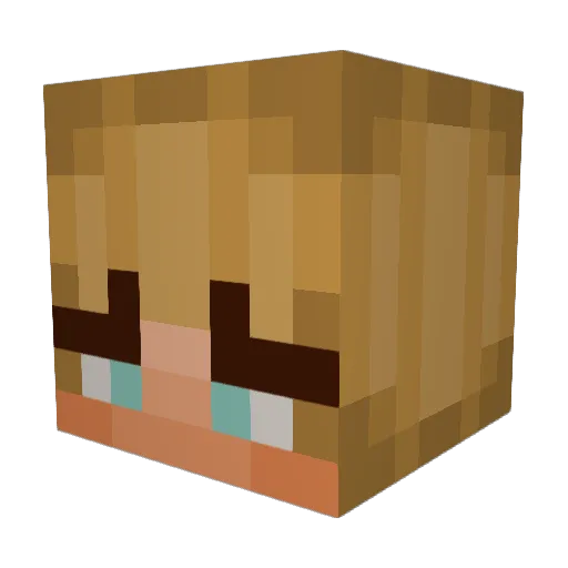 Joseph__Joestar Minecraft avatar head, 3D render