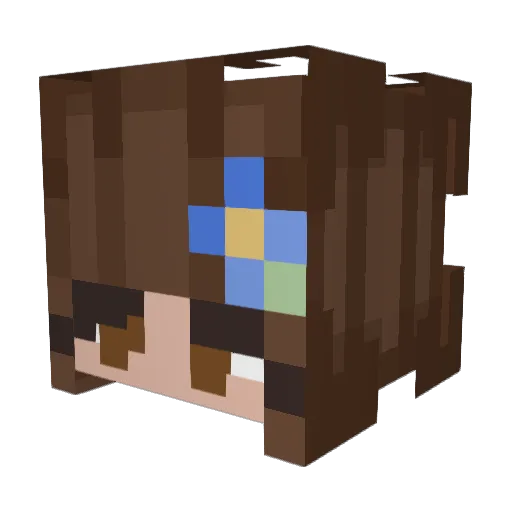 Joseph_madre Minecraft avatar head, 3D render
