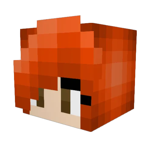 JosepheeBee Minecraft avatar head, 3D render