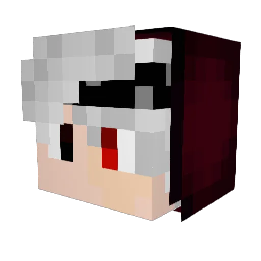 Josephthic Minecraft avatar head, 3D render