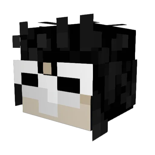 JosevieD Minecraft avatar head, 3D render
