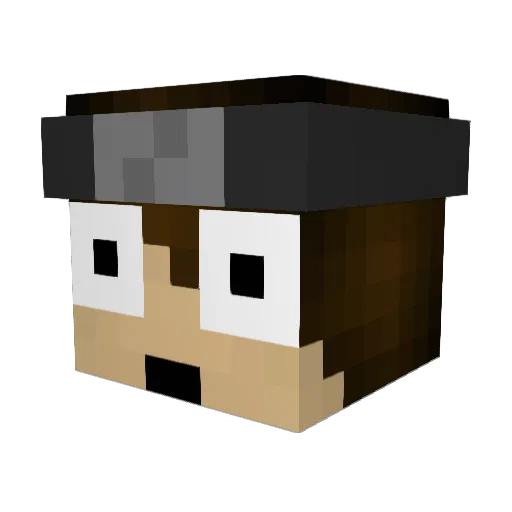 JosexcKc Minecraft avatar head, 3D render