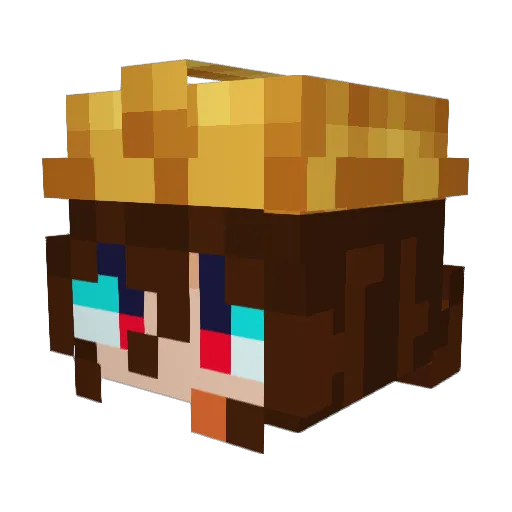 Josezinhus Minecraft avatar head, 3D render