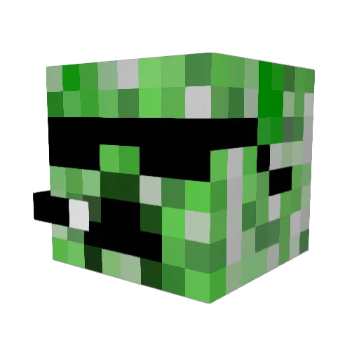 Josh10404 Minecraft avatar head, 3D render