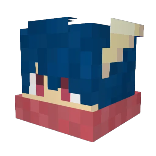 Josh2397 Minecraft avatar head, 3D render