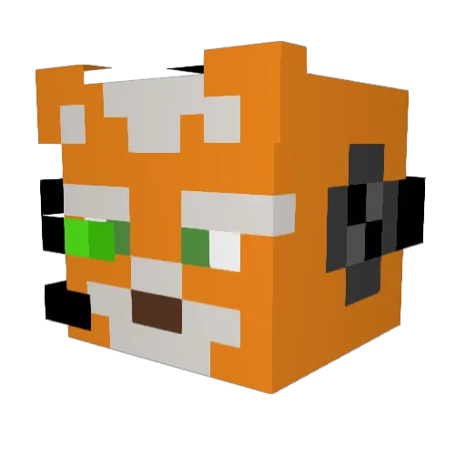 Josh501 Minecraft avatar head, 3D render
