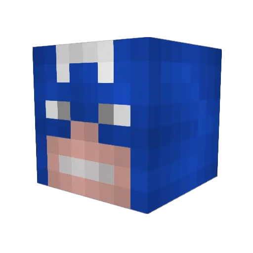 Josh8218 Minecraft avatar head, 3D render