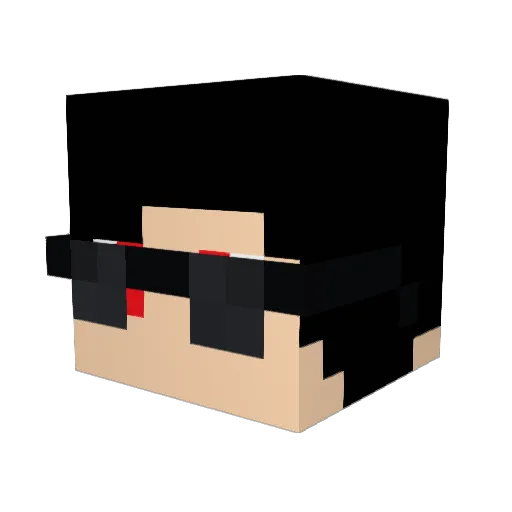 JoshA2012 Minecraft avatar head, 3D render