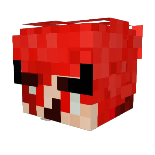 JoshAmyDadMom Minecraft avatar head, 3D render