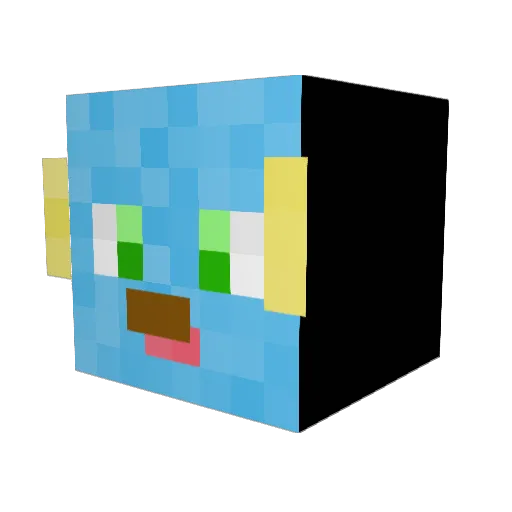 JoshAyyee Minecraft avatar head, 3D render