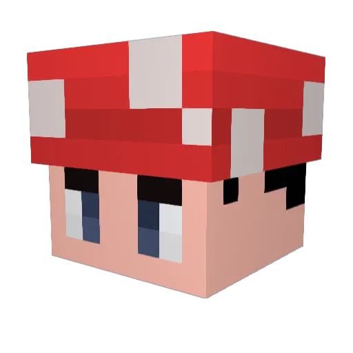 JoshBLT Minecraft avatar head, 3D render