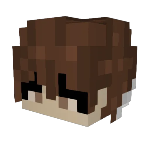 JoshBeckles Minecraft avatar head, 3D render