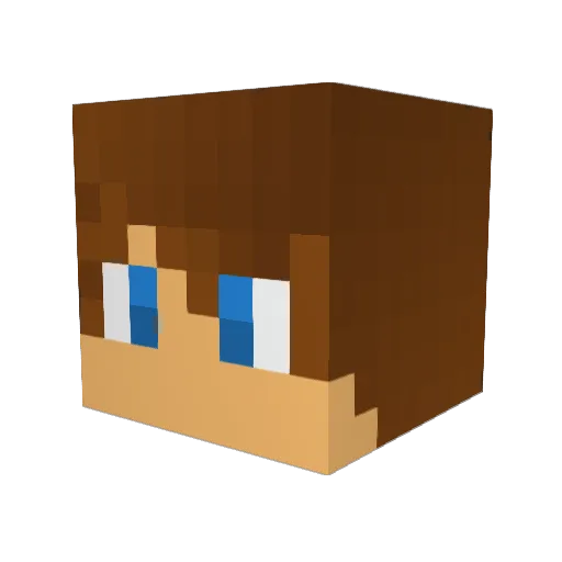 JoshBigG Minecraft avatar head, 3D render