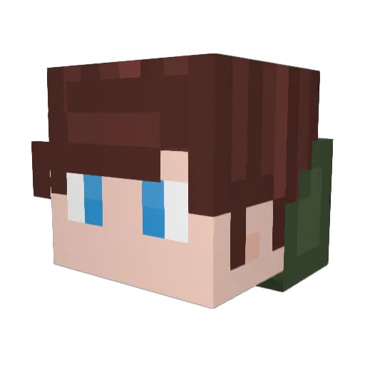 JoshBradley Minecraft avatar head, 3D render