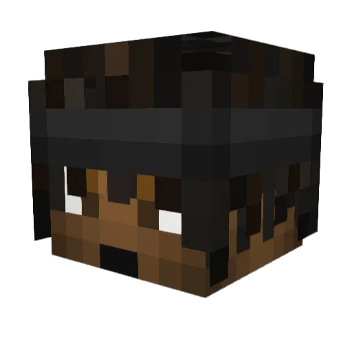 JoshCM Minecraft avatar head, 3D render