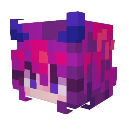 JoshEllis Minecraft avatar head, 3D render