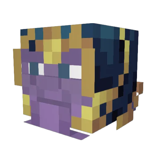 JoshLob Minecraft avatar head, 3D render