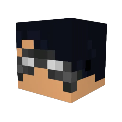 JoshRaz Minecraft avatar head, 3D render