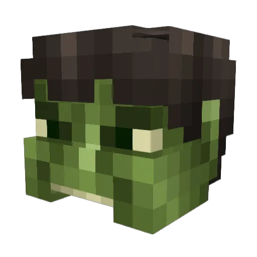 JoshSwifty Minecraft avatar head, 3D render