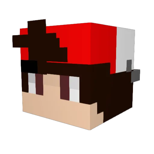 JoshTheHedgie Minecraft avatar head, 3D render